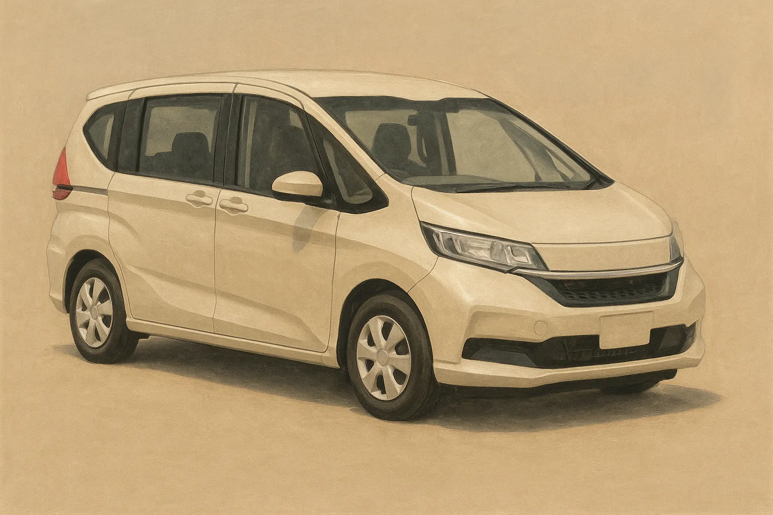 Honda Freed — художественная иллюстрация
