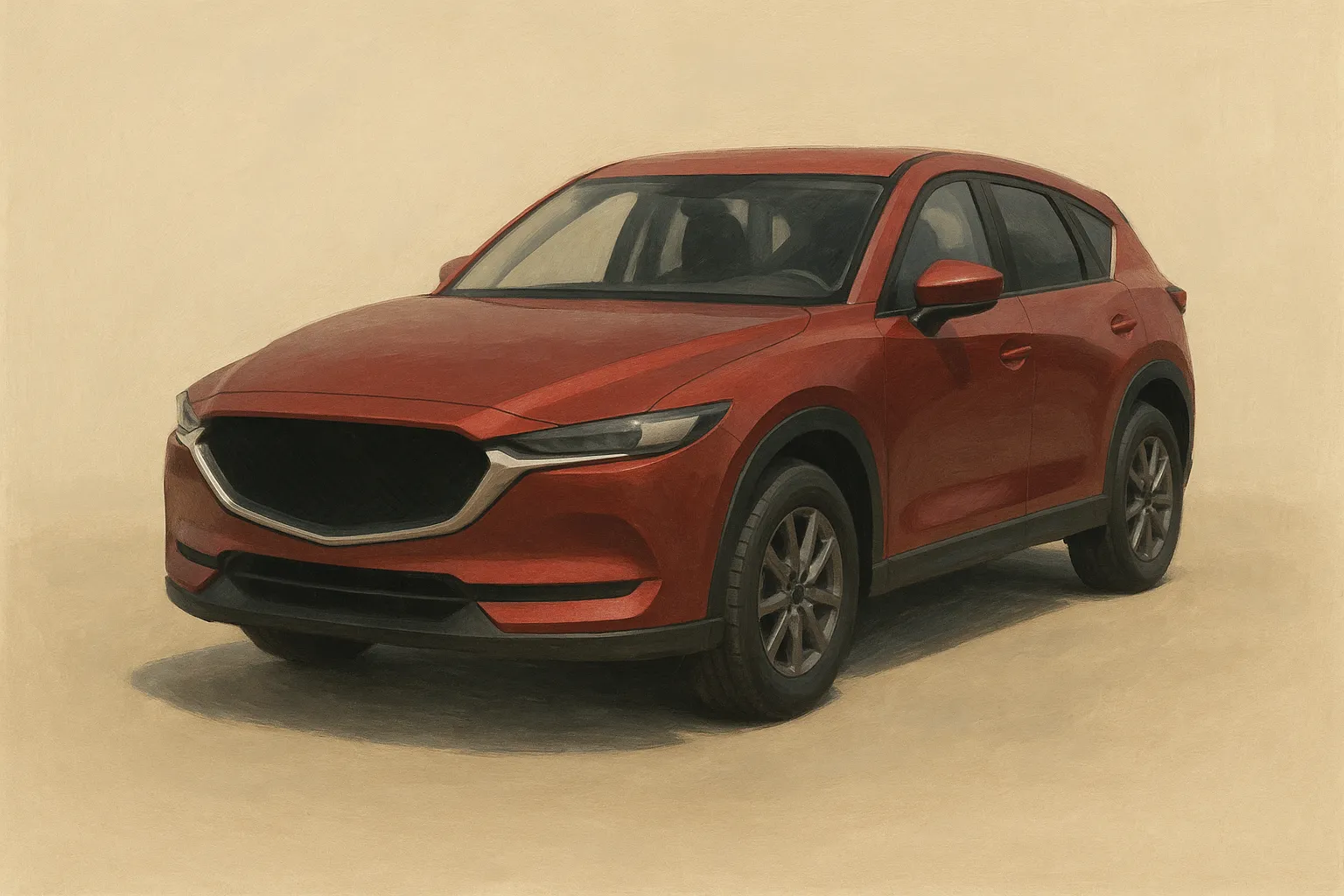 Mazda CX-5 — художественная иллюстрация